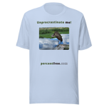 Unprocrastinate me! - limpkin preening - Unisex Freedom T-shirt 