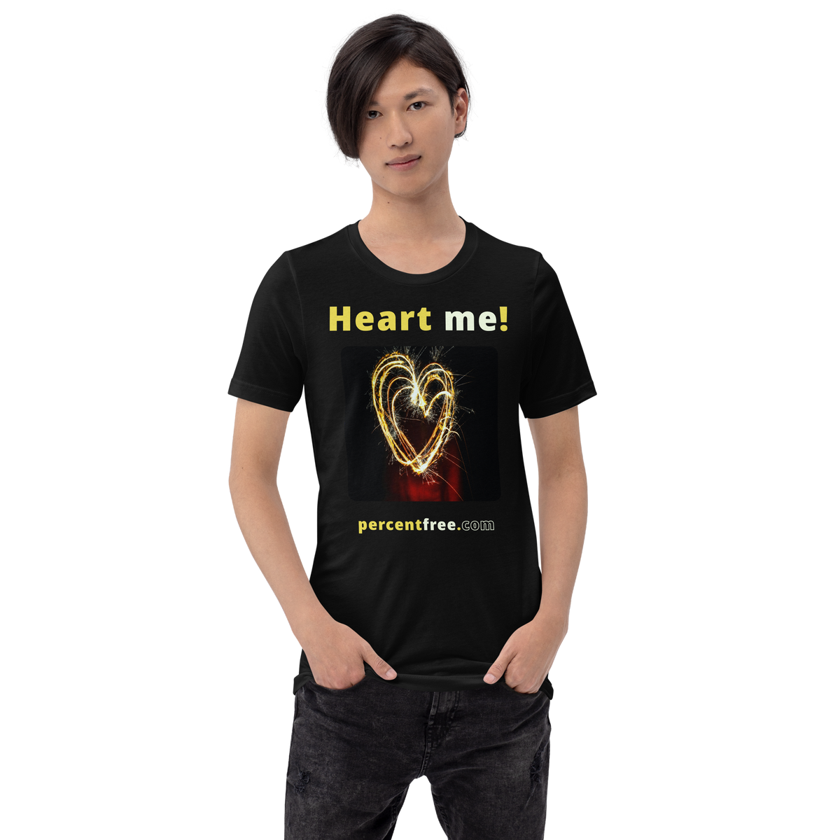 Heart me! sparkler heart freedom T-shirt 