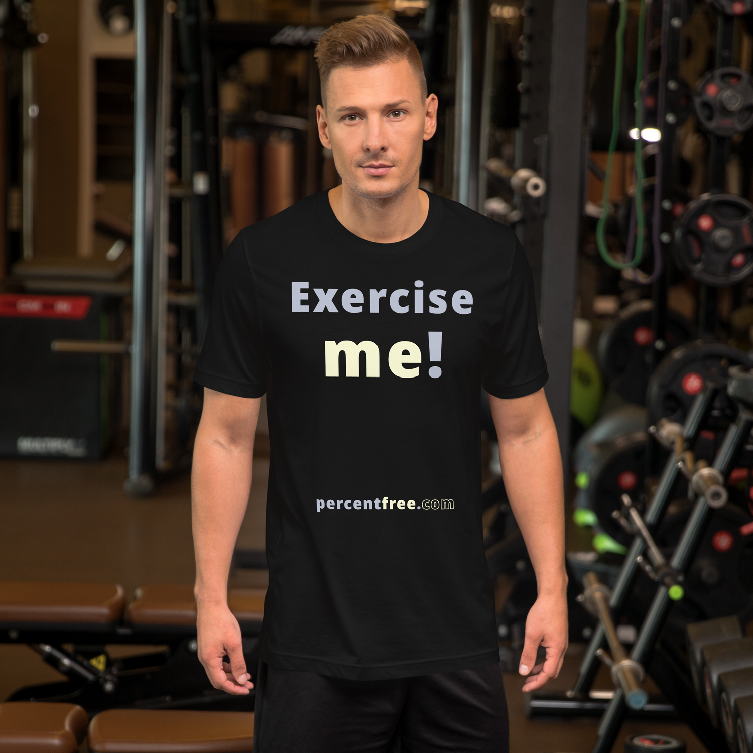 Exercise me! - Unisex Exercise T-shirt 
