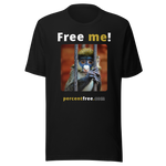 Free me! - red-tailed monkey in a cage - Unisex Freedom T-shirt 