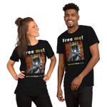 Free me! - red-tailed monkey in a cage - Unisex Freedom T-shirt 