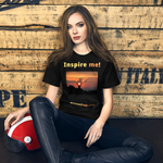 Inspire me! - Alpine ibex viewing a sunset - Unisex Inspiration T-shirt 