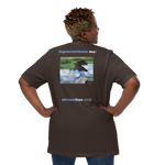 Unisex Freedom T-shirt - Unprocrastinate me! - limpkin foraging 