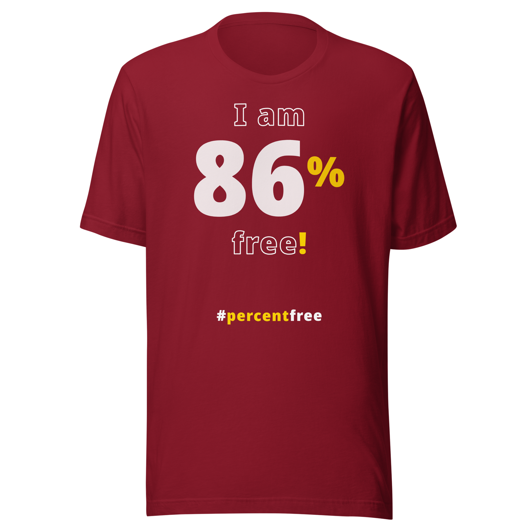 I am 86 percent free! freedom T-shirt 
