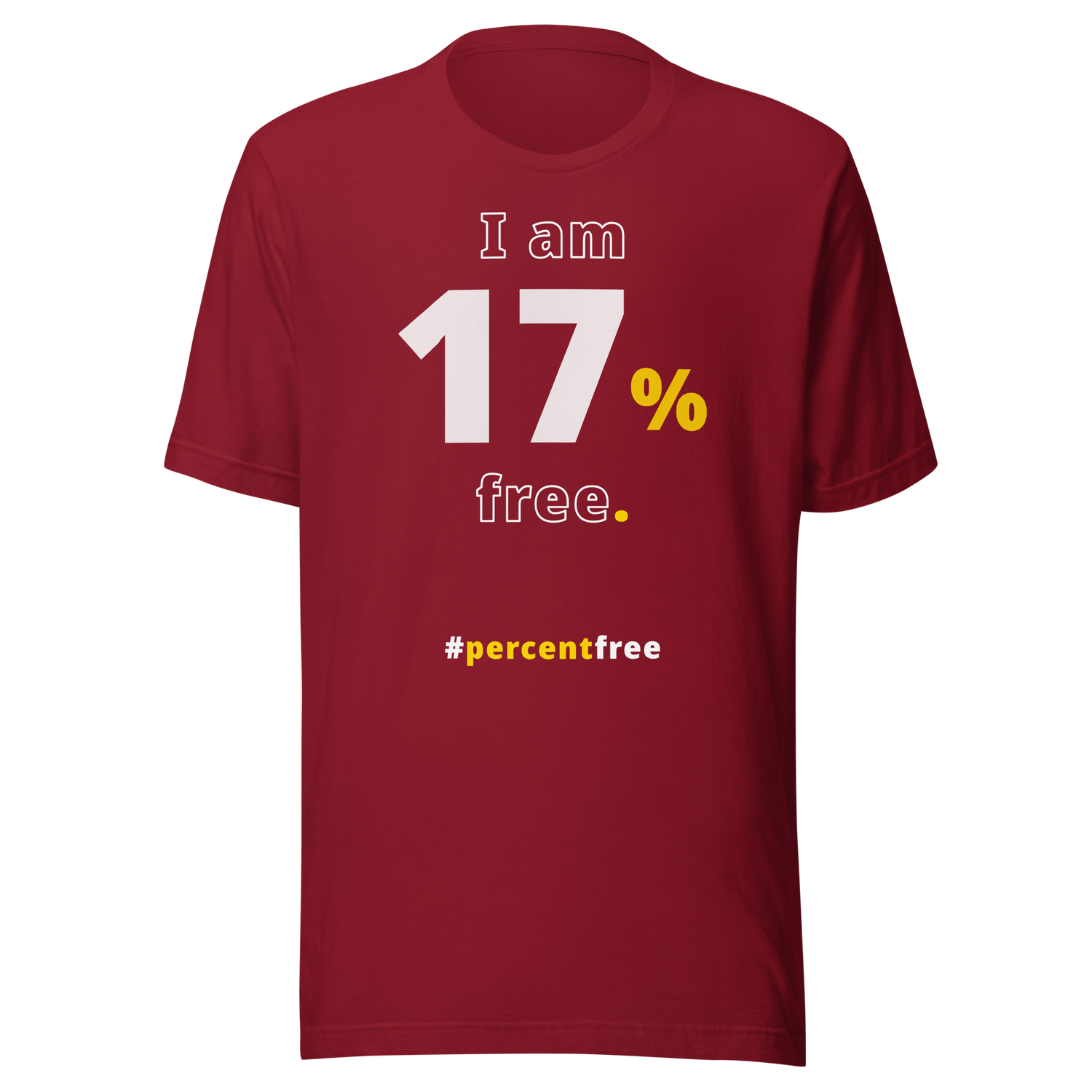 I am 17 percent free. freedom T-shirt 
