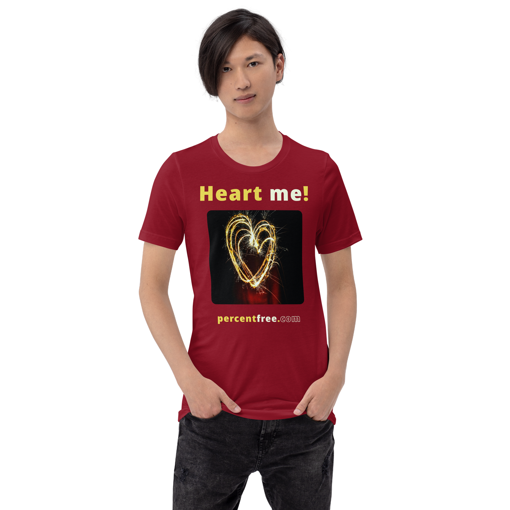 Heart me! sparkler heart freedom T-shirt 