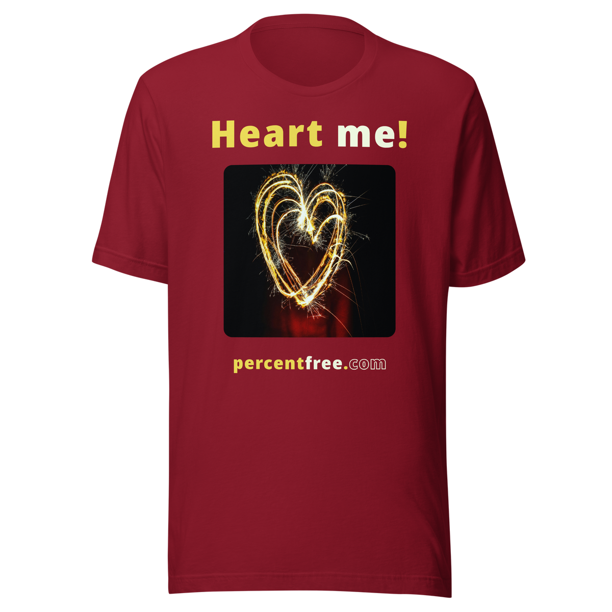 Heart me! sparkler heart freedom T-shirt 