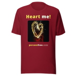 Heart me! sparkler heart freedom T-shirt 