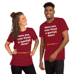 Have you ever freed a (partial) slave? - Unisex Freedom T-shirt 