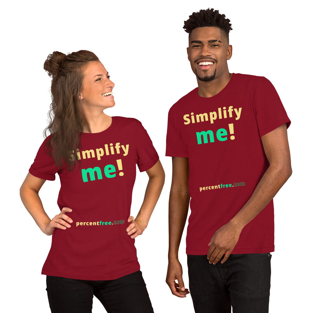 Simplify me! - Unisex Simple T-shirt 