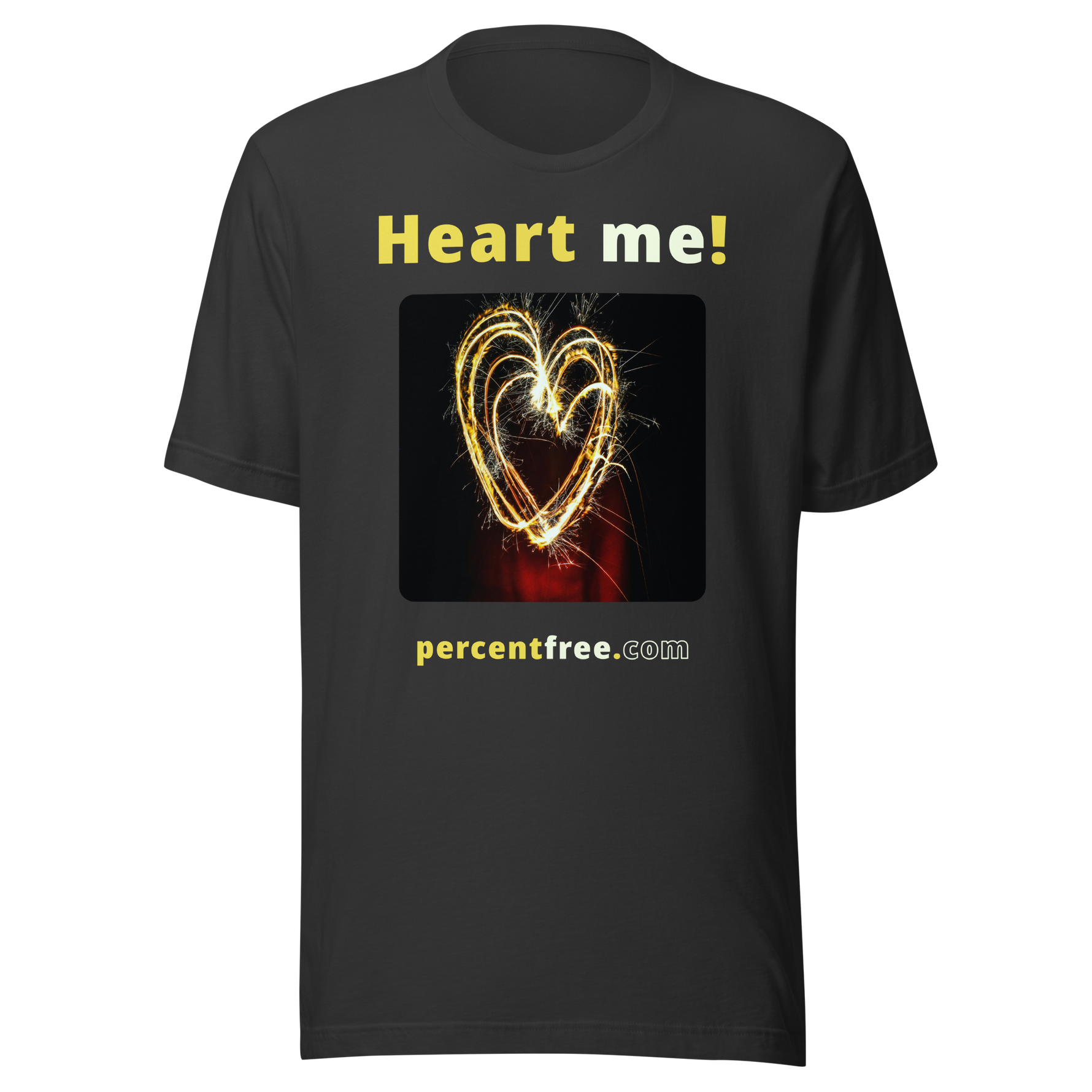 Heart me! sparkler heart freedom T-shirt 