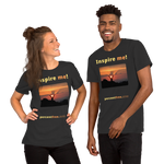 Inspire me! - Alpine ibex viewing a sunset - Unisex Inspiration T-shirt 