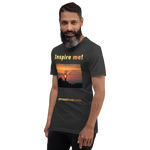 Inspire me! - Alpine ibex viewing a sunset - Unisex Inspiration T-shirt 