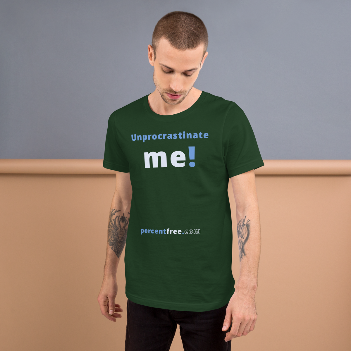 Unprocrastinate me! - Unisex Procrastination T-shirt 