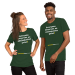 Everyone deserves an exclamation point! - Unisex Freedom T-shirt 