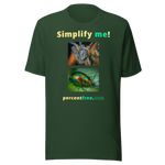 Unisex Simple T-shirt - Simplify me! - insect covered with dew - dogbane beetle 