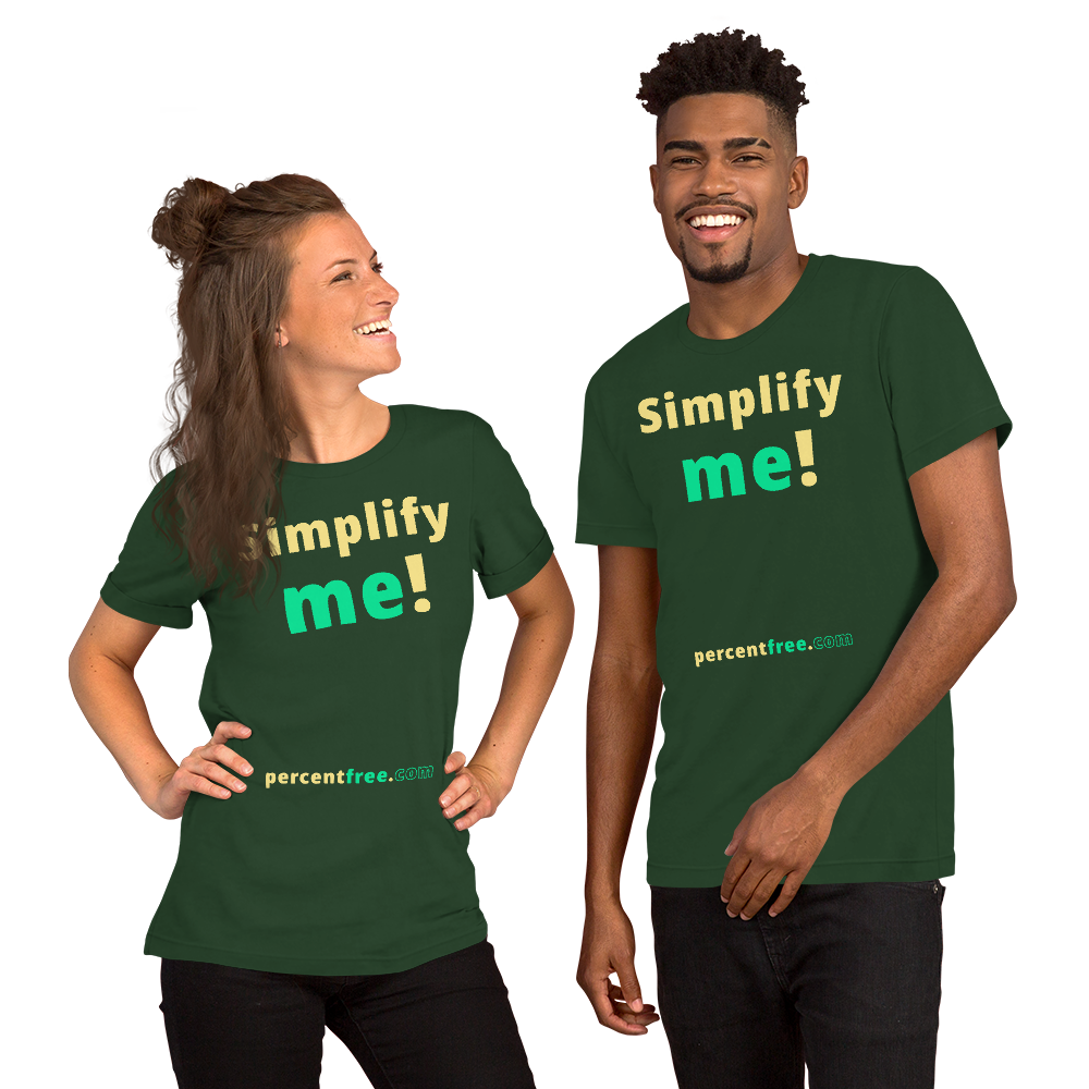 Simplify me! - Unisex Simple T-shirt 