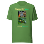 Unisex Simple T-shirt - Simplify me! - insect covered with dew - dogbane beetle 