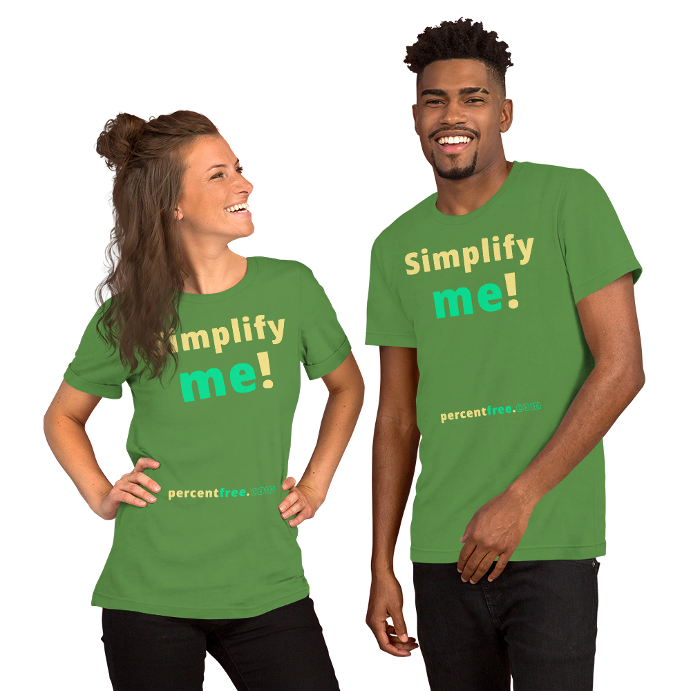 Simplify me! - Unisex Simple T-shirt 