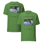 Unisex Freedom T-shirt - I procrastinate. - limpkin preening - Unprocrastinate me! - limpkin foraging 