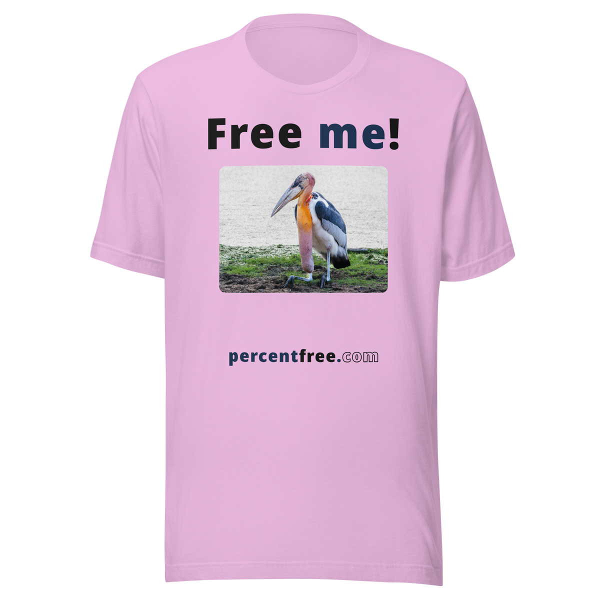 Free me! - marabou stork - Unisex Freedom T-shirt 