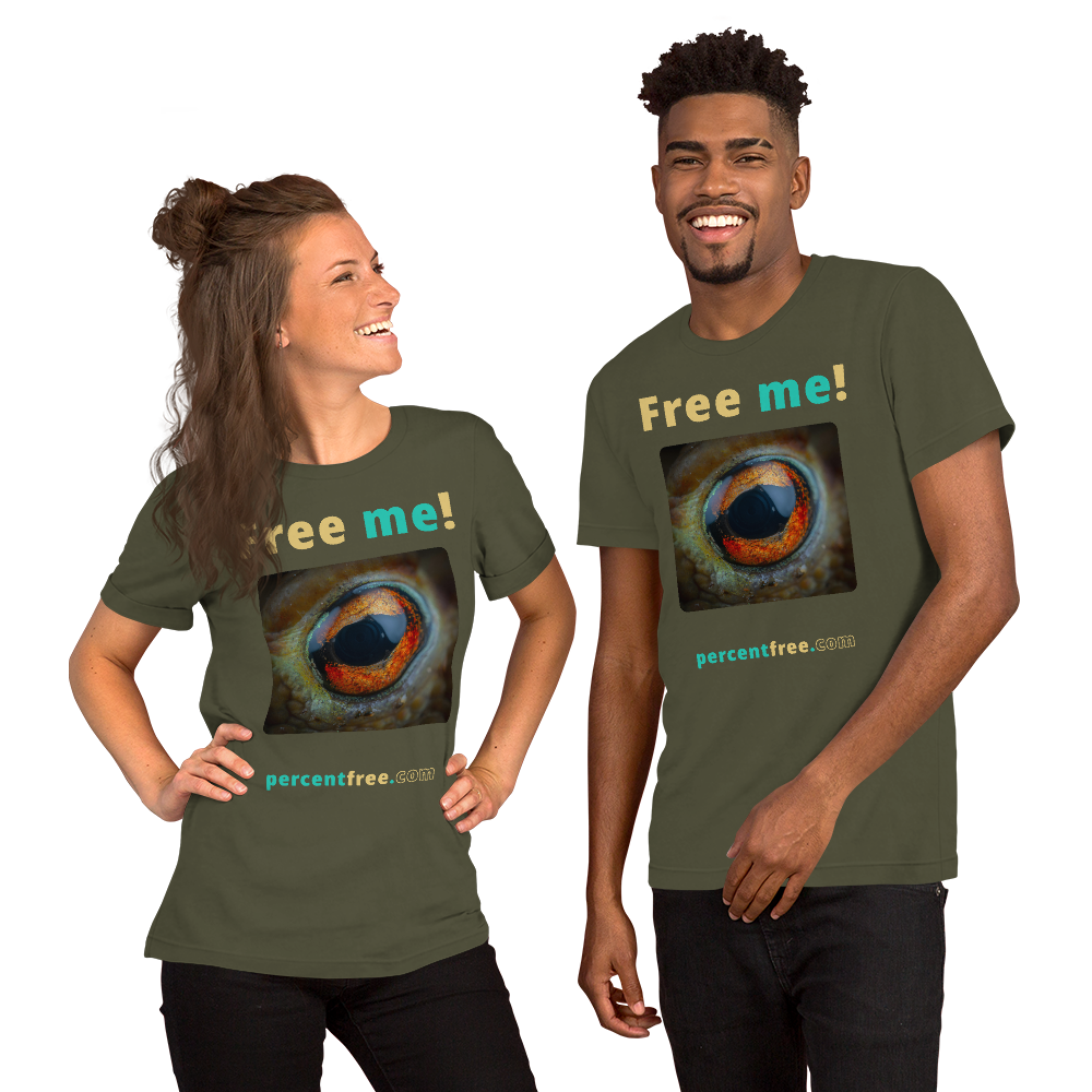 Free me! - frog eye - Unisex Freedom T-shirt 