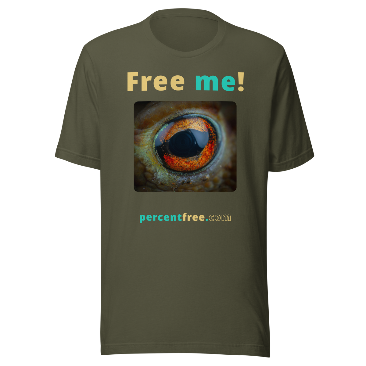 Free me! - frog eye - Unisex Freedom T-shirt 