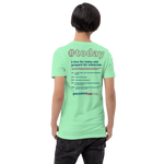 Unisex Front-and-Back Today T-shirt - Today me! - cassowary - 