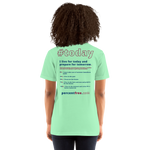 Unisex Front-and-Back Today T-shirt - Today me! - cassowary - 