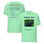 Unisex Front-and-Back Today T-shirt - Today me! - cassowary - 