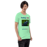 Unisex Front-and-Back Today T-shirt - Today me! - cassowary - 