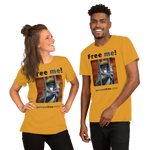 Free me! - red-tailed monkey in a cage - Unisex Freedom T-shirt 