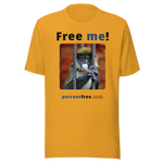 Free me! - red-tailed monkey in a cage - Unisex Freedom T-shirt 