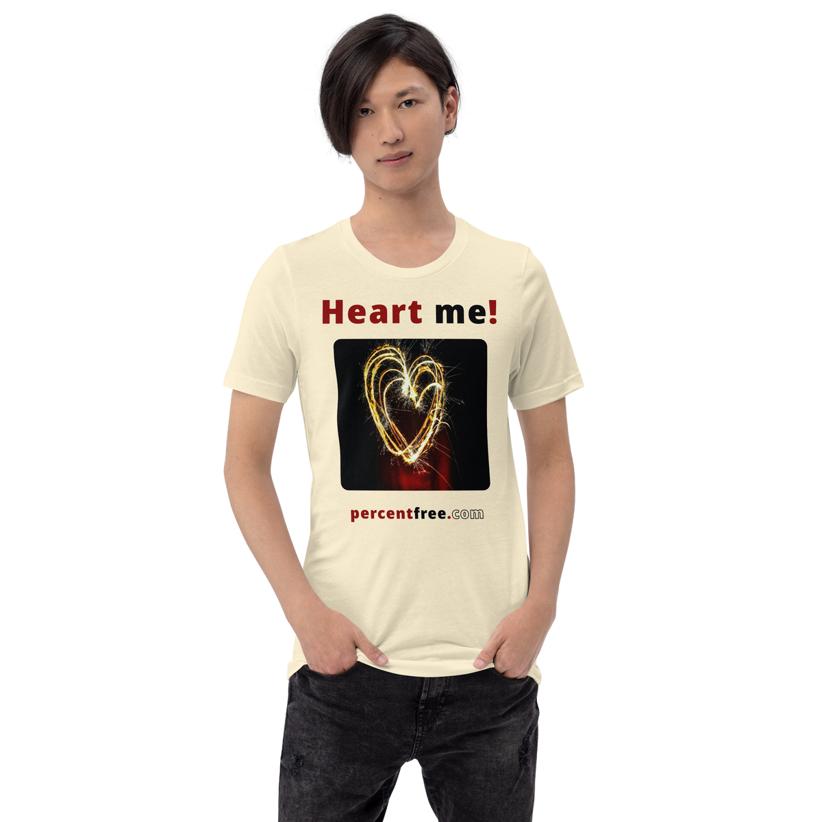 Heart me! sparkler heart freedom T-shirt 