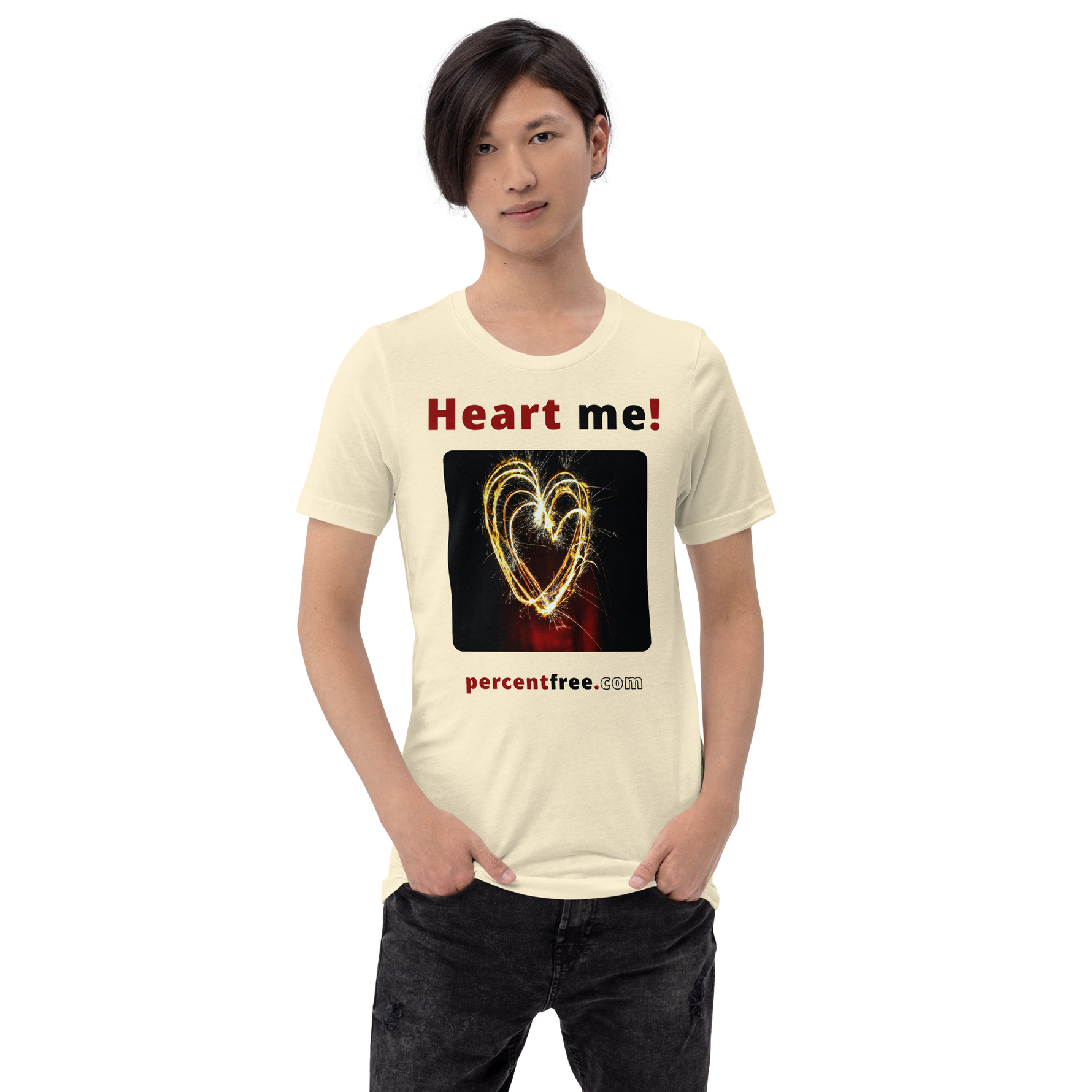 Heart me! sparkler heart freedom T-shirt 