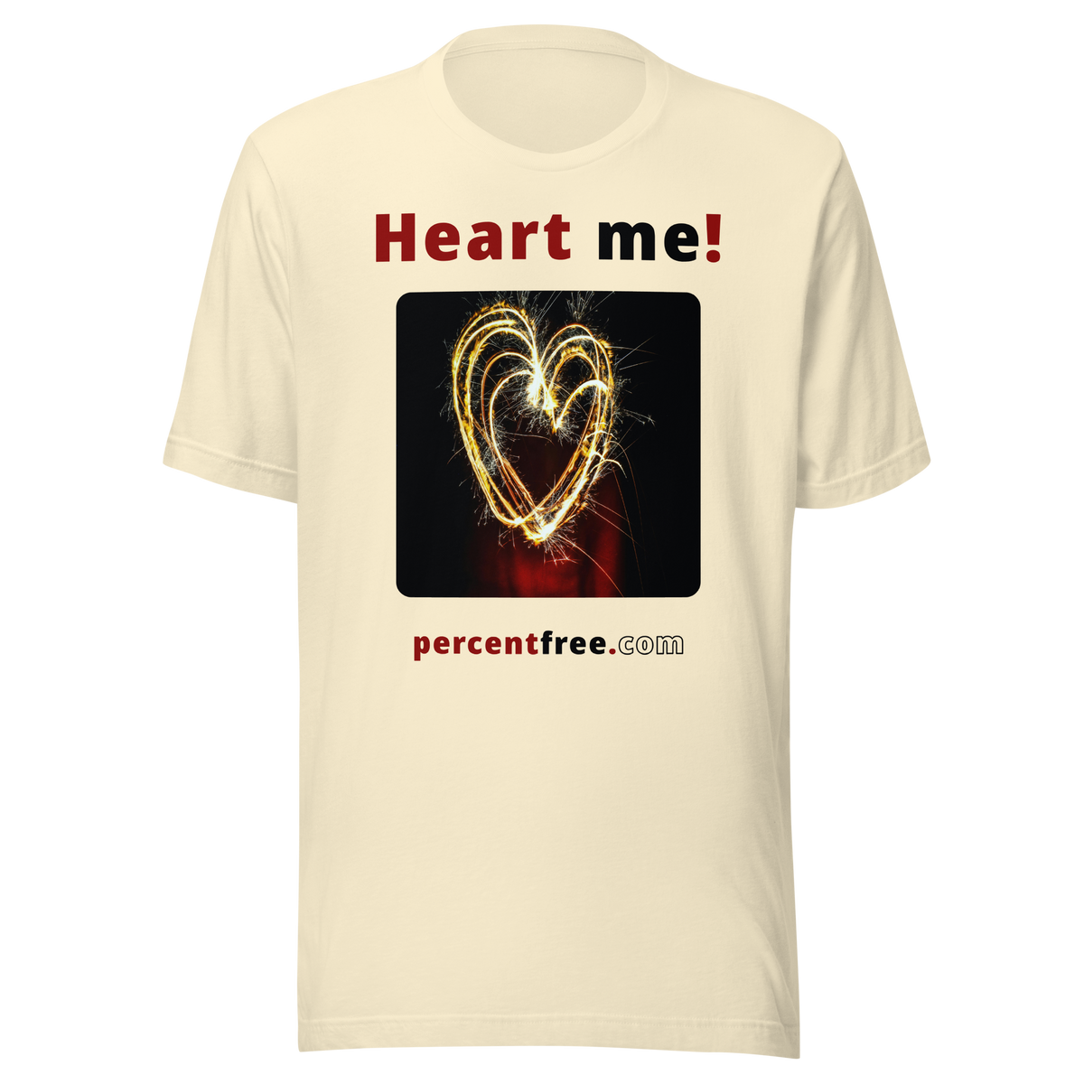 Heart me! sparkler heart freedom T-shirt 