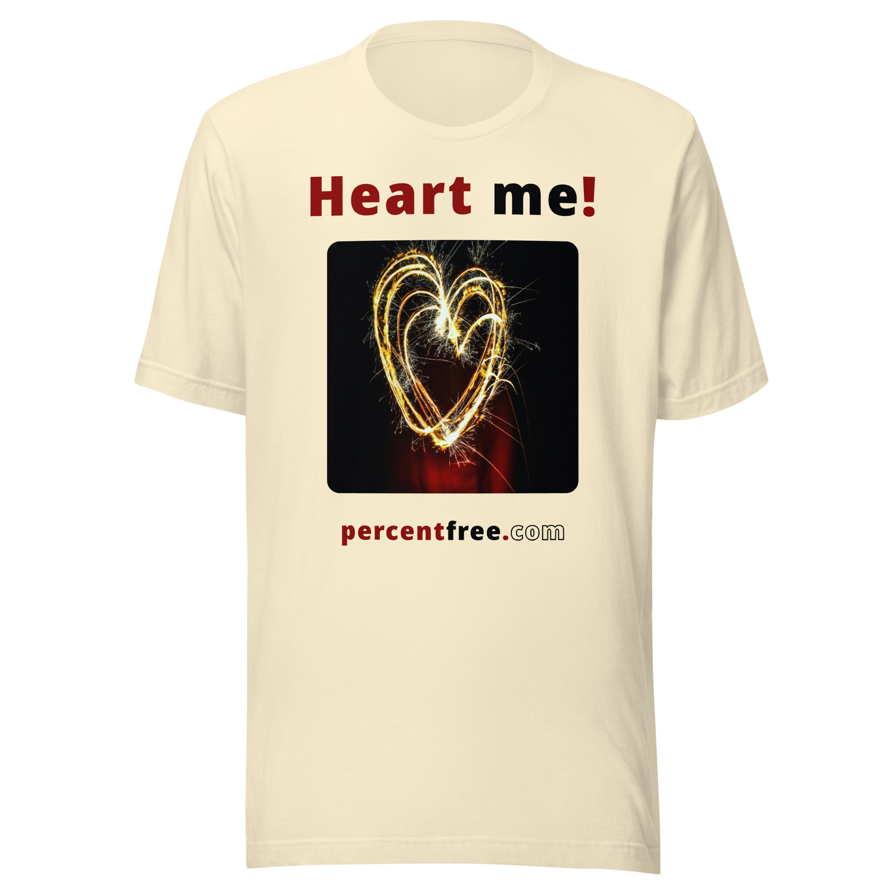 Heart me! sparkler heart freedom T-shirt 