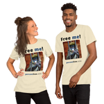 Free me! - red-tailed monkey in a cage - Unisex Freedom T-shirt 