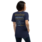 Unisex Front-and-Back Today T-shirt - Today me! - cassowary - 