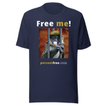 Free me! - red-tailed monkey in a cage - Unisex Freedom T-shirt 