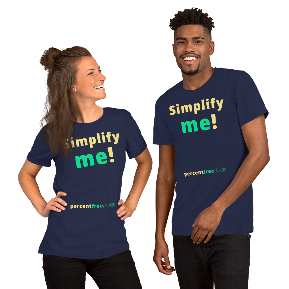 Simplify me! - Unisex Simple T-shirt 