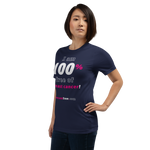 I am 100% free of breast cancer! freedom T-shirt 