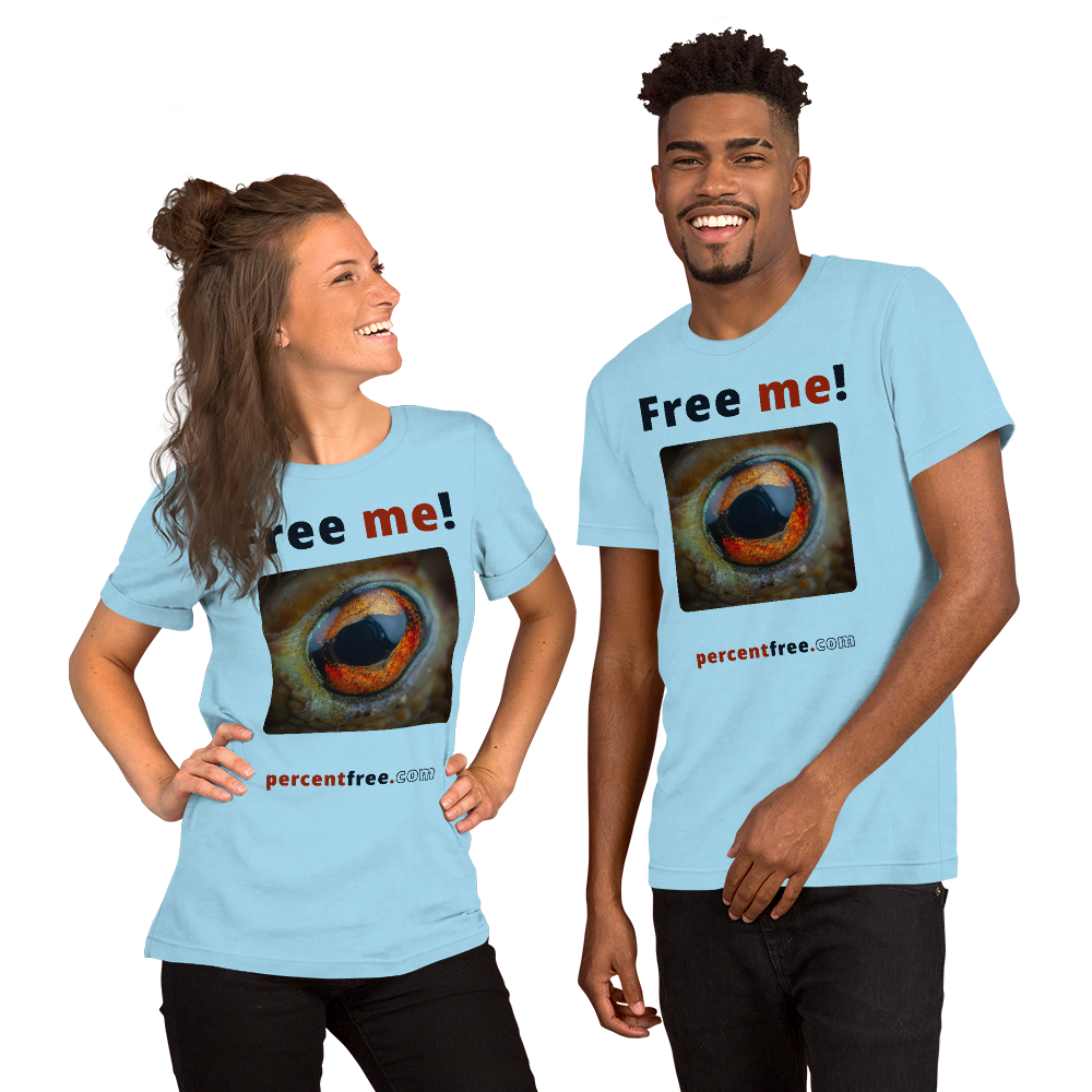 Free me! - frog eye - Unisex Freedom T-shirt 