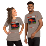 Unisex Front-and-Back Faith T-shirt - Faith me! - scarlet ibis 