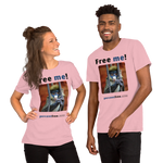 Free me! - red-tailed monkey in a cage - Unisex Freedom T-shirt 