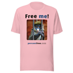 Free me! - red-tailed monkey in a cage - Unisex Freedom T-shirt 