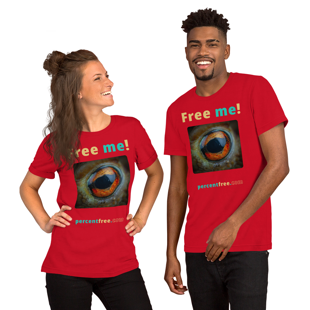 Free me! - frog eye - Unisex Freedom T-shirt 