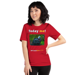 Unisex Front-and-Back Today T-shirt - Today me! - cassowary - 