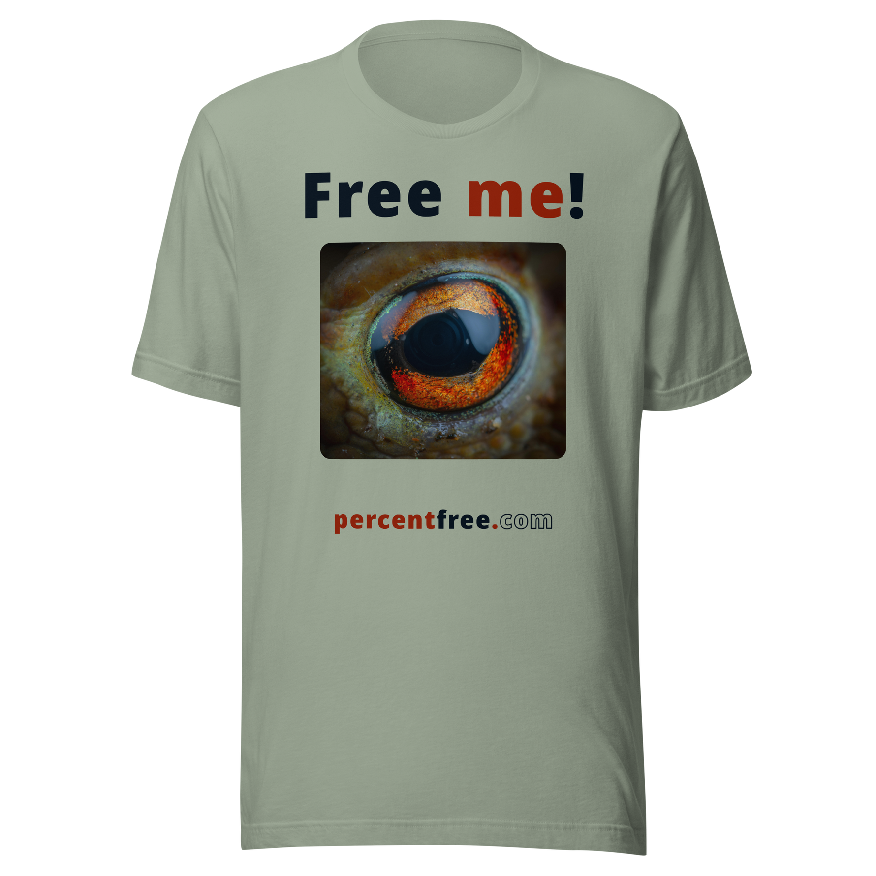 Free me! - frog eye - Unisex Freedom T-shirt 