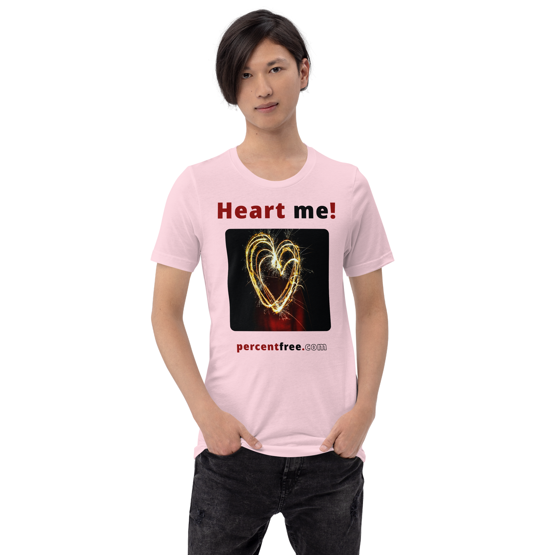 Heart me! sparkler heart freedom T-shirt 